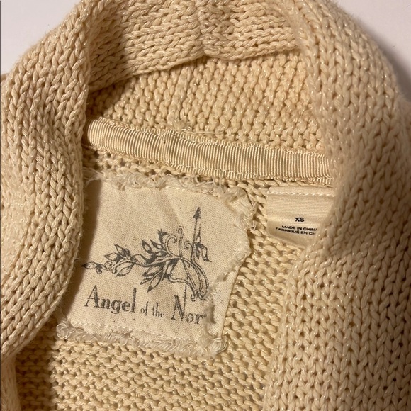 Anthropologie Angel of the North Cream Cardigan - Women’s Size Small - Picture 7 of 8